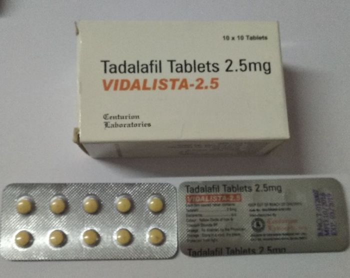Vidalista 2,5мг